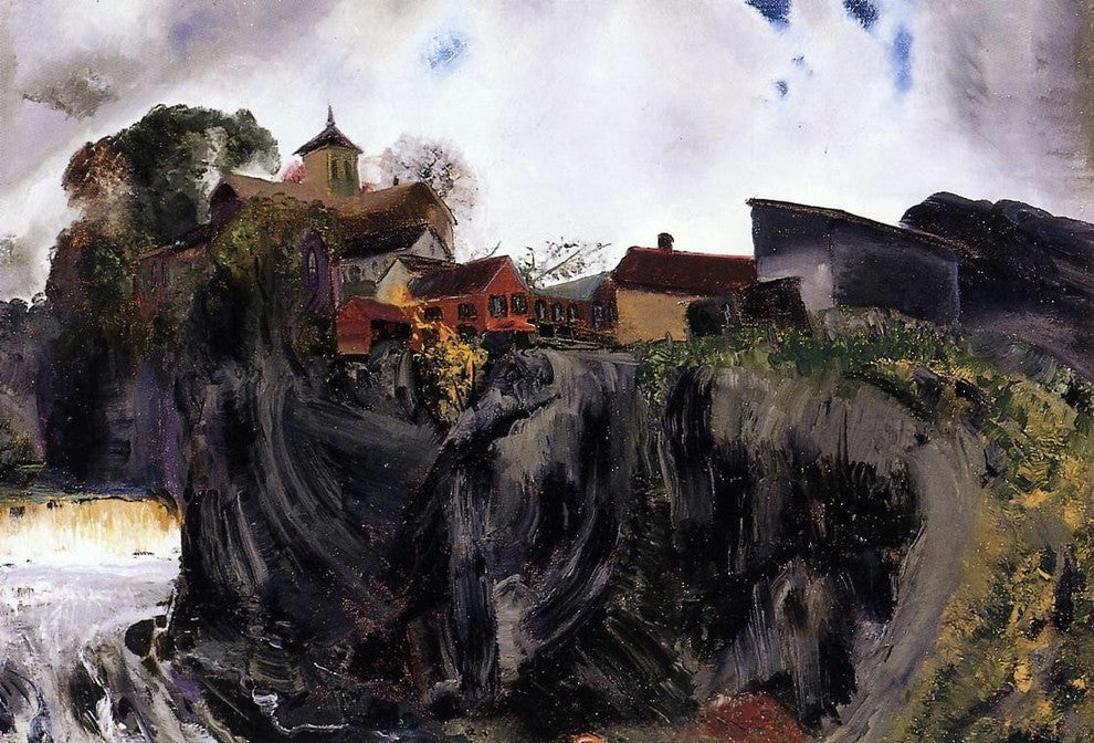 George Wesley Bellows Cliffs at Eddyville Wall Decal