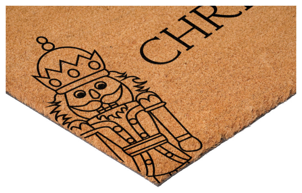 Calloway Mills Classic Christmas Nutcracker Doormat, 17" X 29" X 0.60"