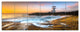 Lighthouse on Beautiful Seashore, Seashore Wall Art on Canvas, 70"x28", 6 Panels
