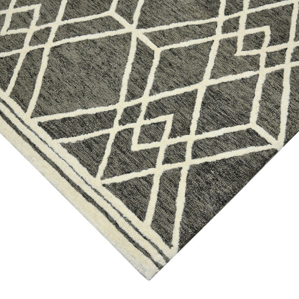 Vista Duncan Area Rug, Taupe, 9' x 13', Geometric
