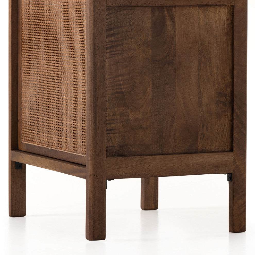 Sydney Right Nightstand-Brown Wash