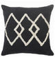 White Tufted Diamond Throw Pillow