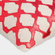 Red Decorative Pillow Shams 24"x24" Faux Leather, All Time Red
