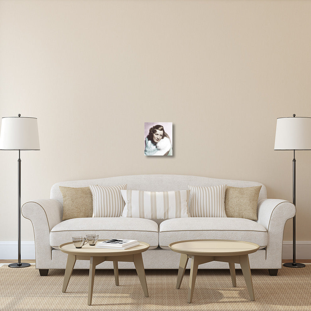"Irene Dunne" Stretched Canvas Giclee by Hollywood Photo Archive, 14x16"