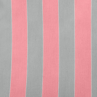 Stripes Decorative Throw Pillow, Pink Icing, 26"x 26"