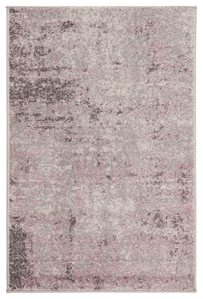 Safavieh Adirondack Adr130M Geometric Rug, Light Gray/Purple, 10'0"x14'0"