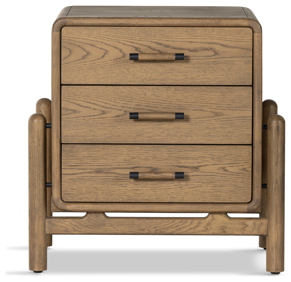 Caroline Nightstand-Smoked Oak
