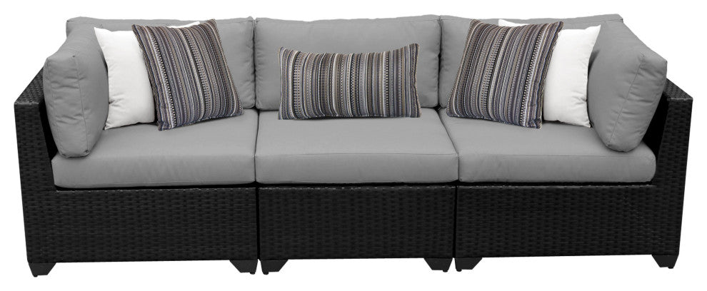 Belle 3 Piece Outdoor Wicker Patio Furniture Set 03b