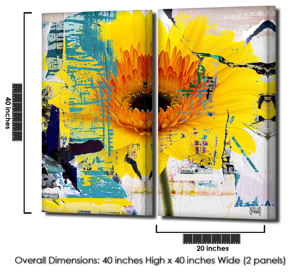 Painted Petals LXXXIII Canvas Art, 2-Piece Set