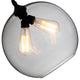 Glass 2 Light Down Mini Pendant, Smoke