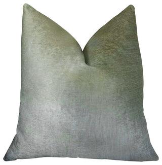 Foxy Arctic Fox White Ivory Handmade Luxury Pillow, 20"x36" King