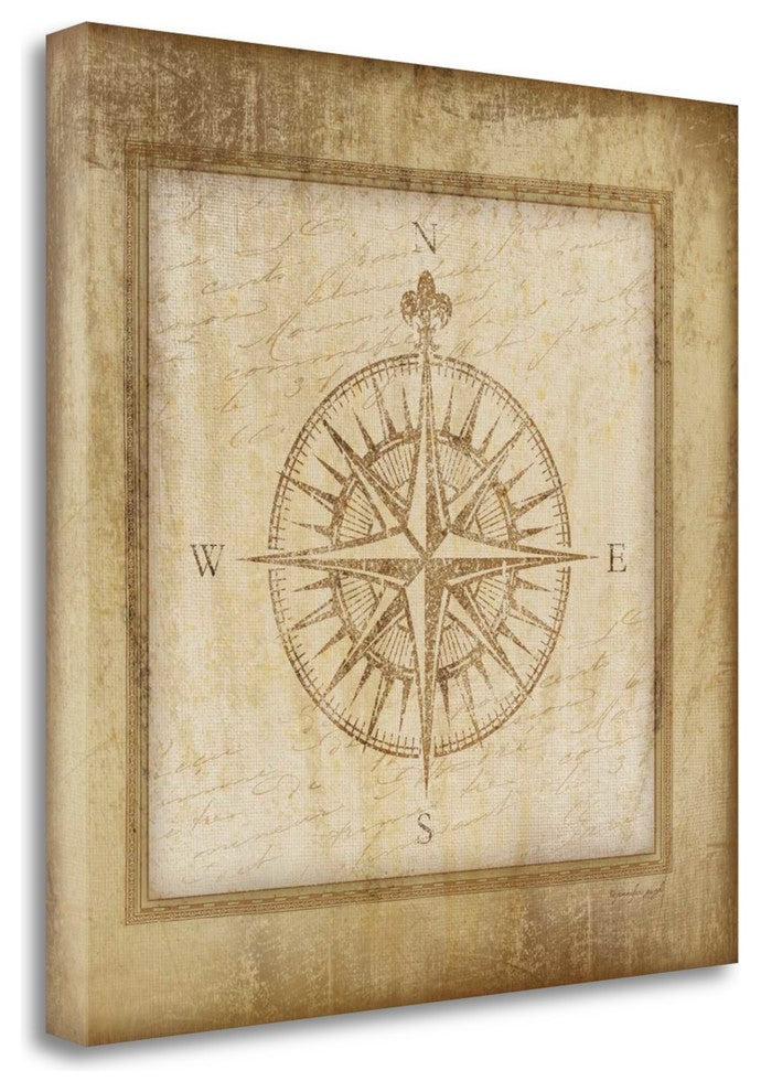 "Compass" By Jennifer Pugh, Giclee Print on Gallery Wrap Canvas, Ready to Hang