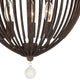 Duval 3 Light Ceiling Mount, Bronze