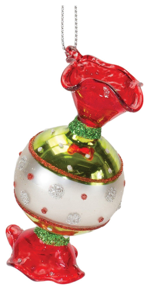 Glass Wrapped Candy Ornament, 12-Piece Set