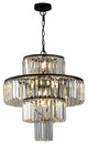 12 Light Black Luxury Crystal Chandelier