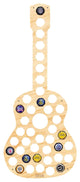 Guitar Beer Cap Map