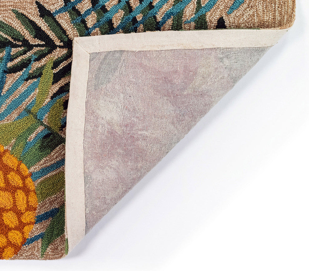 Ravella Tropical Indoor/Outdoor Rug Neutral 3'6"x5'6'