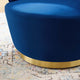 Tufted Armchair Accent Swivel Chair, Velvet, Blue Navy, Modern, Lounge