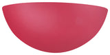 Ambiance Small Quarter Sphere Wall Sconce, Cerise, E26