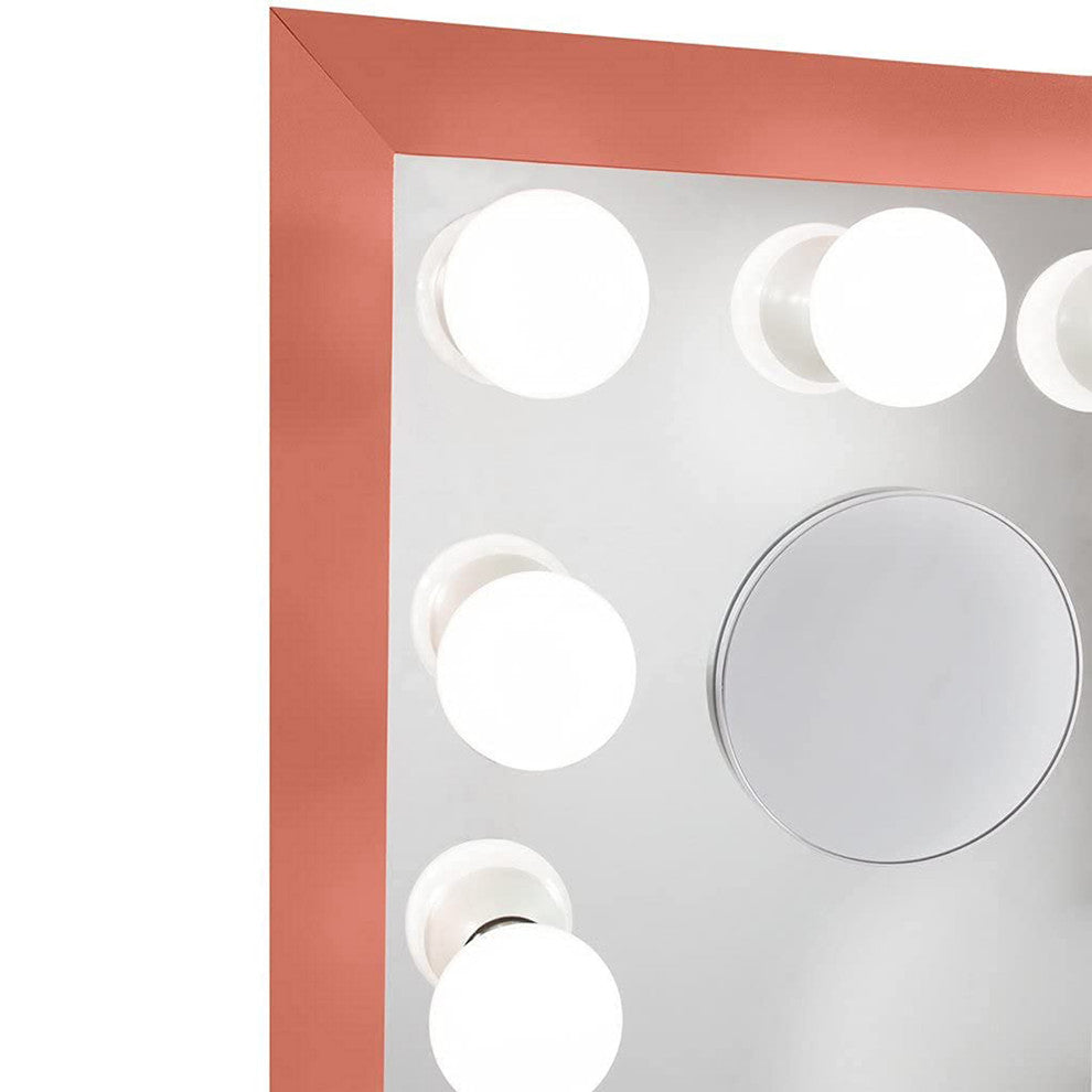 Starlight Pro Vanity Mirror with Magnifying Glass, Rose Gold, Non-Bluetooth