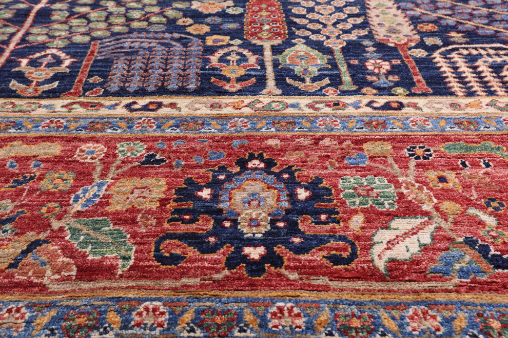 Persian Ziegler Hand Knotted Wool Rug 9' 3" X 11' 8" Q7793