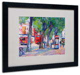'Chicago 6' Matted Framed Canvas Art by Richard Wallich