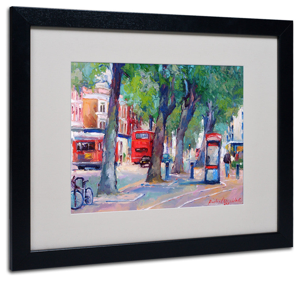 'Chicago 6' Matted Framed Canvas Art by Richard Wallich