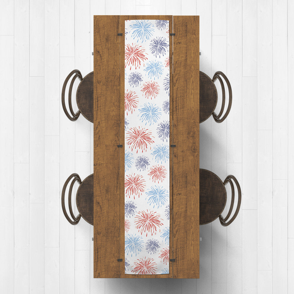 Fireworks Pattern 16x90 Table Runner