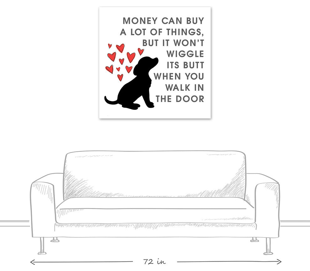 Designs Direct Creative Group Wiggle Butt 36x36 Canvas Wall Art