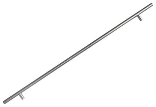 Celeste Bar Pull Outdoor Use Powder Coated Brushed Nickel Stainless, 19"x24"