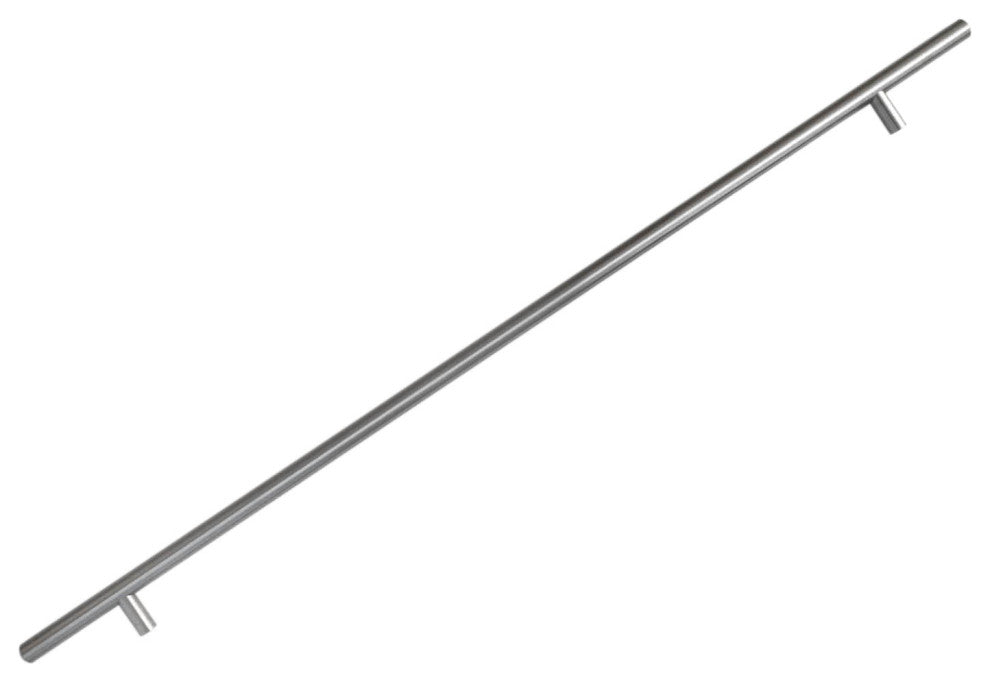 Celeste Bar Pull Outdoor Use Powder Coated Brushed Nickel Stainless, 19"x24"