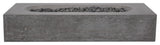 Pyromania Alchemy Concrete Fire Pit Table, 60"x30", Slate, Natural Gas