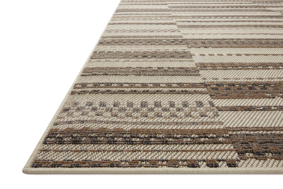 Loloi II Rainier Ivory / Taupe 2'-3" x 7'-7" Runner Rug