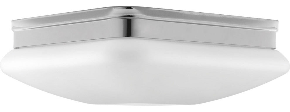Progress Lighting 2-75W Medium Flush Mount, Polished Chrome