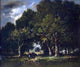 Narcisse Virgilio Diaz De la Pena Road in the Wood Wall Decal