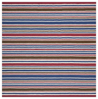 Safavieh Kids Collection, SFK101 Rug, Ivory/Multi, 7' Square