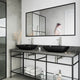 Sottile 18"L x 13"W Glass Vessel Sink and Gotham 12"H Faucet Set