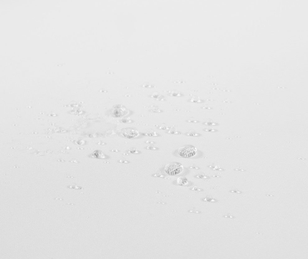 Nizuc Water Resistant Patio L-Shaped Modular Sectional, White, 4-Piece: 2 Armless Chair, 2 Corner Chair, Dark Gray Aluminum Frame