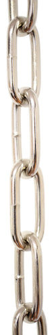 RCH Hardware Steel Standard Link Chandelier Chain, 72 Reel, Polished Nickel, W50