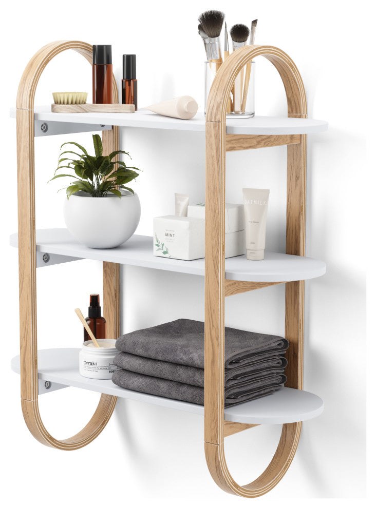 Umbra Bellwood Wall Shelf White/Natural