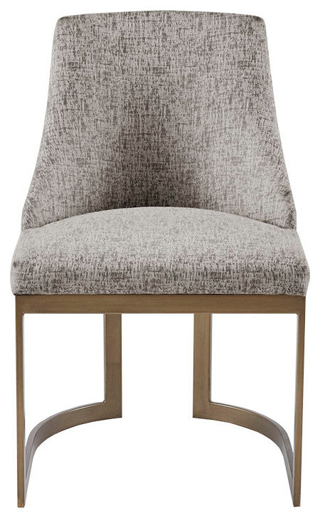 Madison Park Dining Chairs Transitional Modern Side Chairs, Set of 2, Grey, Dining Chair