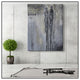 "Walking in Rain" Modern, Contemporary, Limited Edition Painting, 48x36"