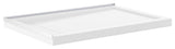 Marquette 60x32 Shower Pan Base With Reversible Drain, Glossy White