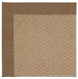 Zoe-Raffia Machine Tufted Rectangle Rug, Cafe, 2'x3'