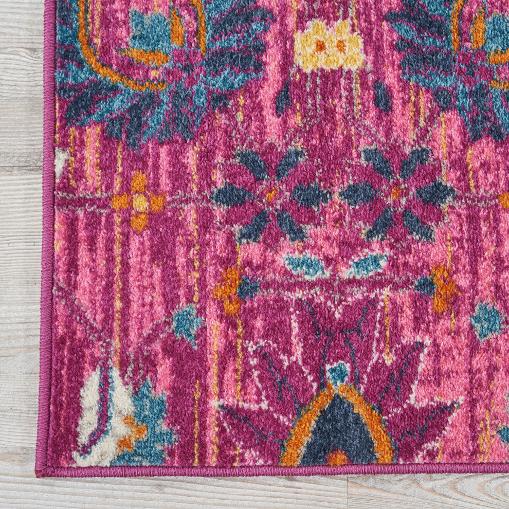 Nourison Passion 9' x 12' Fuchsia Bohemian Indoor Area Rug