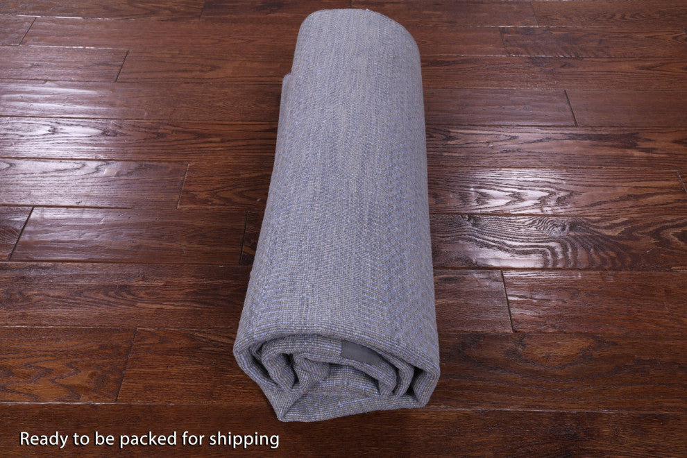 5' 1" X 6' 11" Handmade Savannah Grass Wool and Silk Rug Q11497