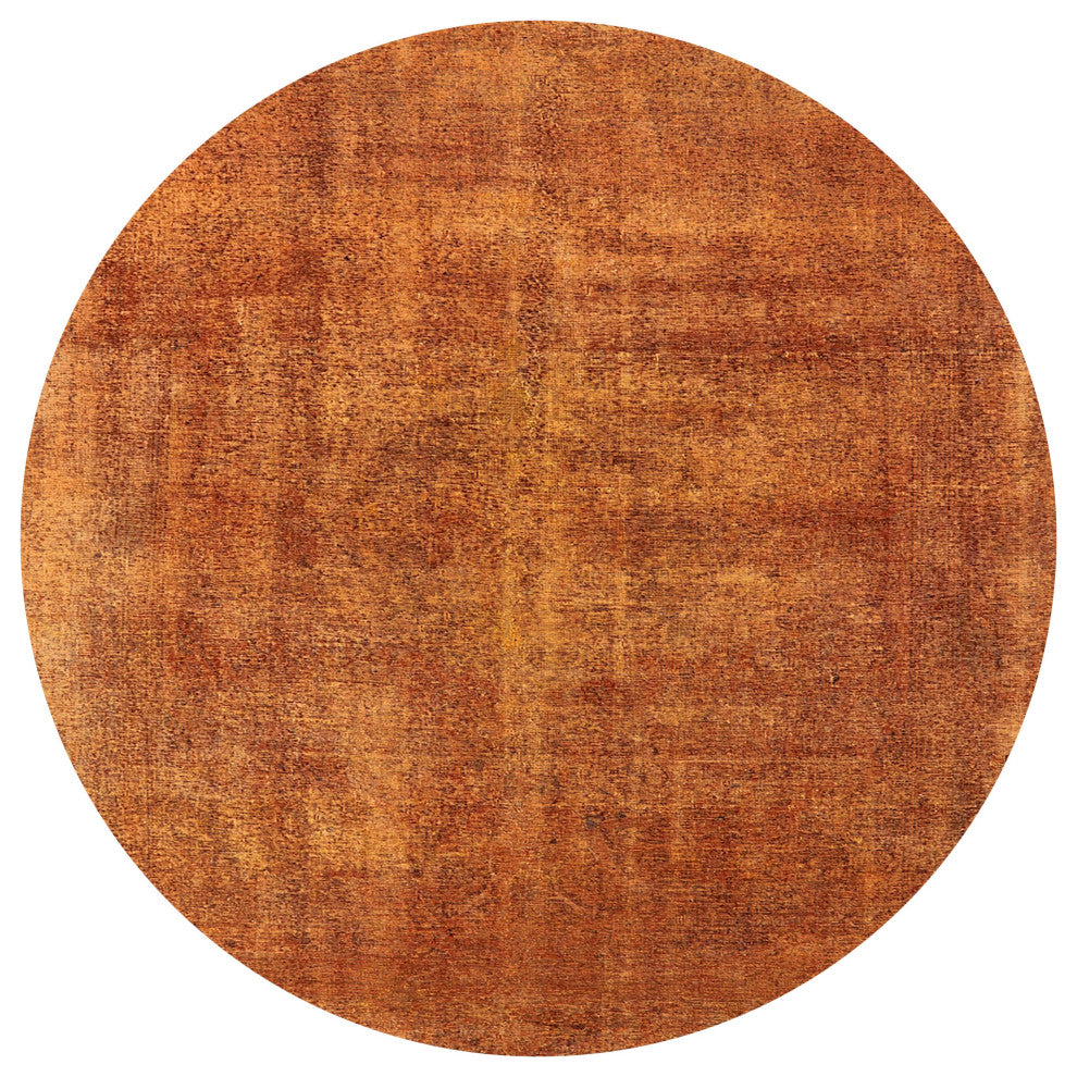 Ahgly Company Indoor Round Mid-Century Modern Area Rugs, 3' Round