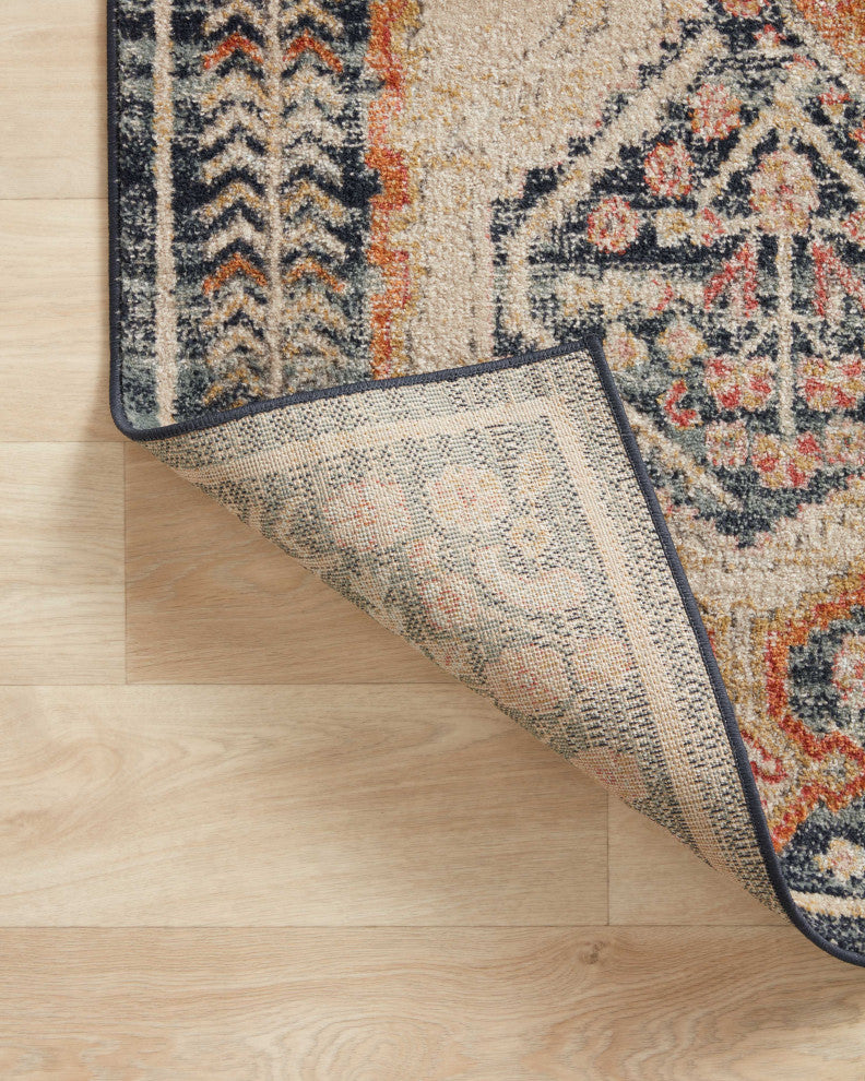 Loloi II Jocelyn JOC-05 Navy Multi Area Rug by Loloi II, 9'-6" X 12'-6"