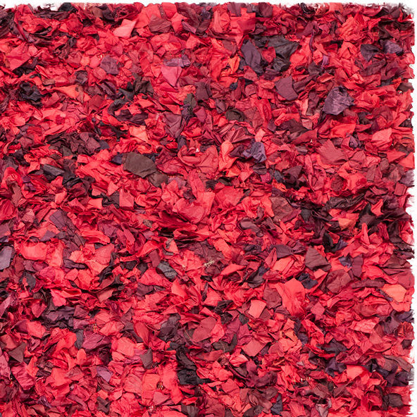 Safavieh Shag Sg951E Rug, Red/Multi, 8'0"x10'0"