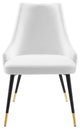 Adorn Tufted Performance Velvet Dining Side Chair - White